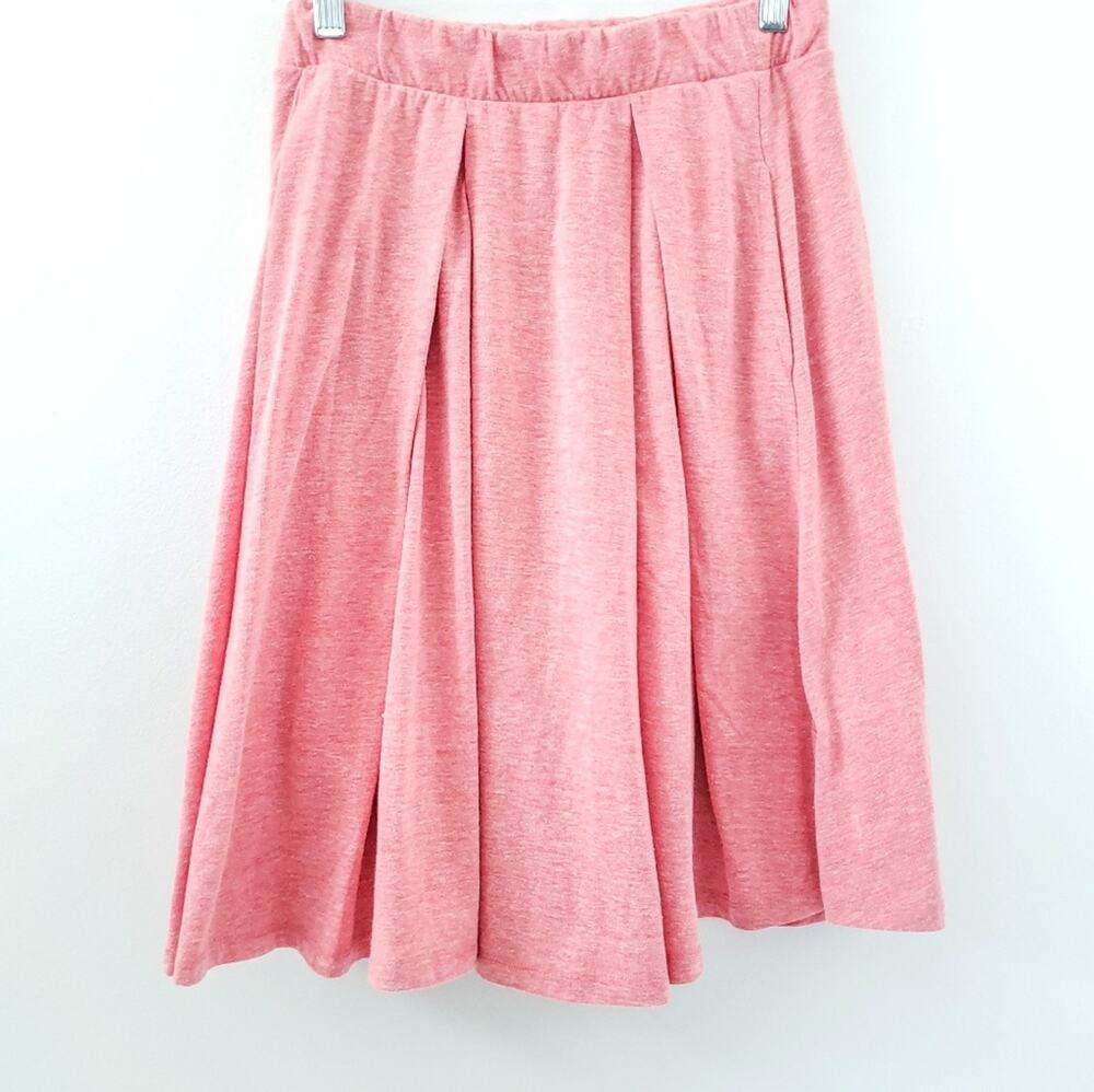 LuLaRoe Madison Heathered Red A-Line Skirt XS XSMALL Spring Summer XS